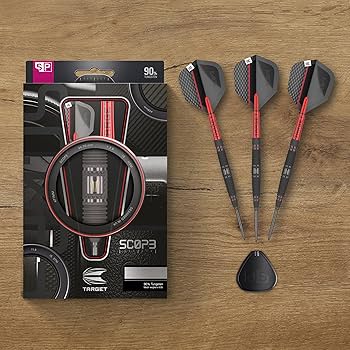 ダーツ TARGET PRECISION P004ST Steel Tip 28g Target Scope 04 Swiss Point Steel Tip Darts - 22gm